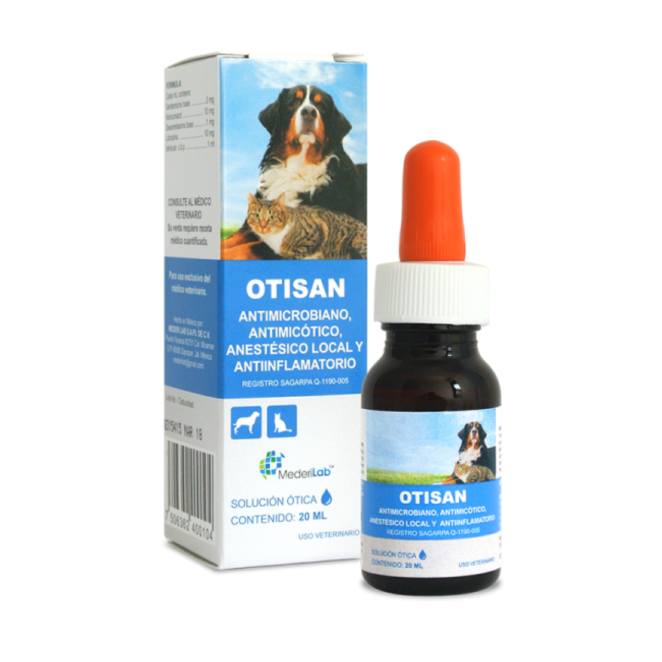 otisan antimicrobiano antimicotico anestetico local y antiinflamatorio mederilab 20 ml otisan antimicrobiano antimicotico anestetico local y antiinflamatorio mederilab 20 ml
